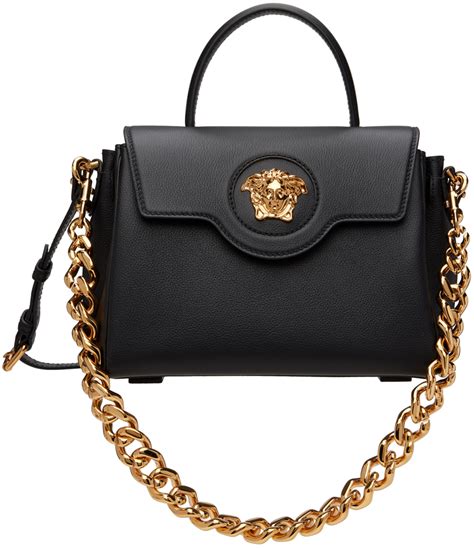 versace medusa chain leather camera bag|Versace la medusa tote bag.